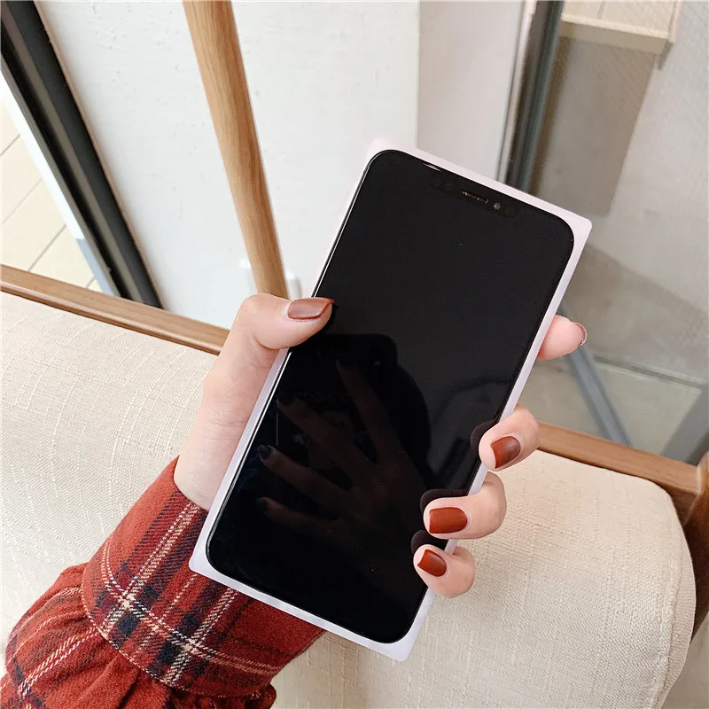 Леопардовый квадратный чехол для телефона iphone XS Max XR 6 6s 7 8 Plus блестящий Блестящий