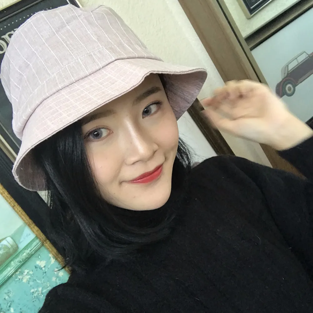 LNPBD женские шляпки из хлопка упакованные в ведро|women sunhat|cotton hatpackable hat |