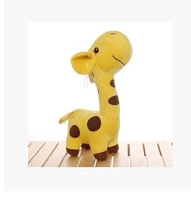 small cute cartoon spots giraffe toys lovely yellow giraffe plush doll birthday gift about 25cm