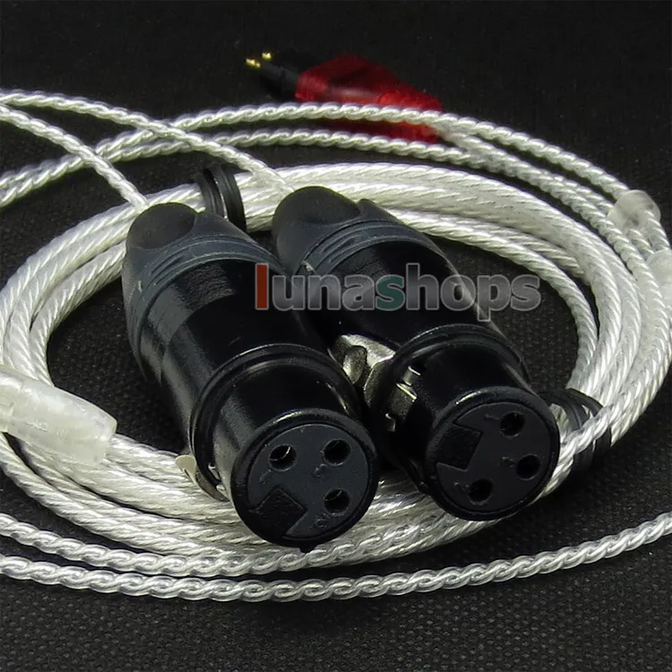

LN004750 3pin XLR Female PCOCC + Silver Plated Cable for Sennheiser HD414 HD420 HD425 HD430 HD440 HD442 HD450 II SL