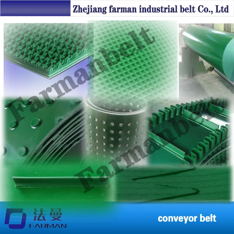 Синий цвет ручка шаблон ПВХ конвейерная лента|pvc conveyor belt|conveyor beltpattern belt |