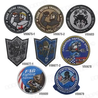 army fan outdoor 3d personality embroidery patches badges emblem 8cm accessory hook and loop tactical