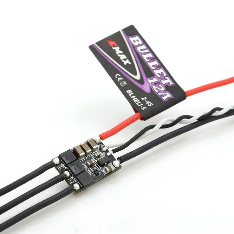 

Подарочная официальная серия EMAX D-SHOT Bullet 12A 2-4S BLHELI_S ESC 2,4g поддержка Onshot42 Multishot