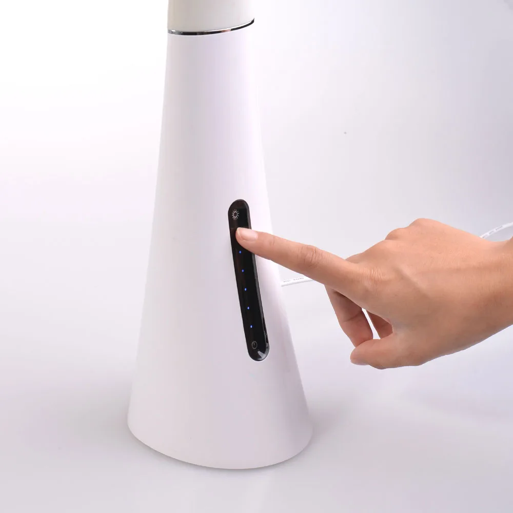 Удара 7 уровня touch глаз-уход светодиод стол настольные лампы Gooseneck Светодиодная
