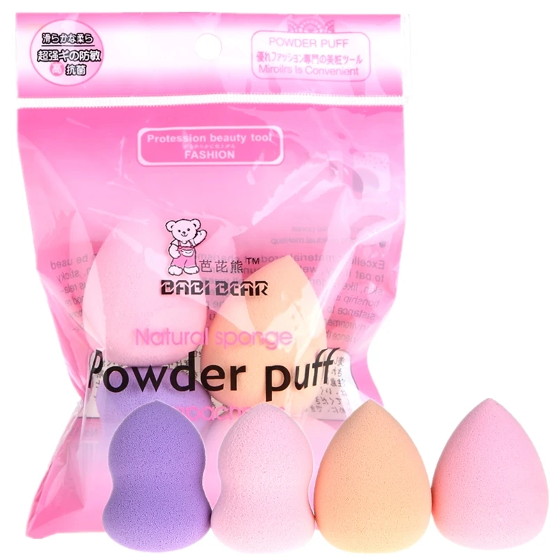 4 шт. косметические пудры для растушевки|blender puff|sponge blendermakeup sponge blender |