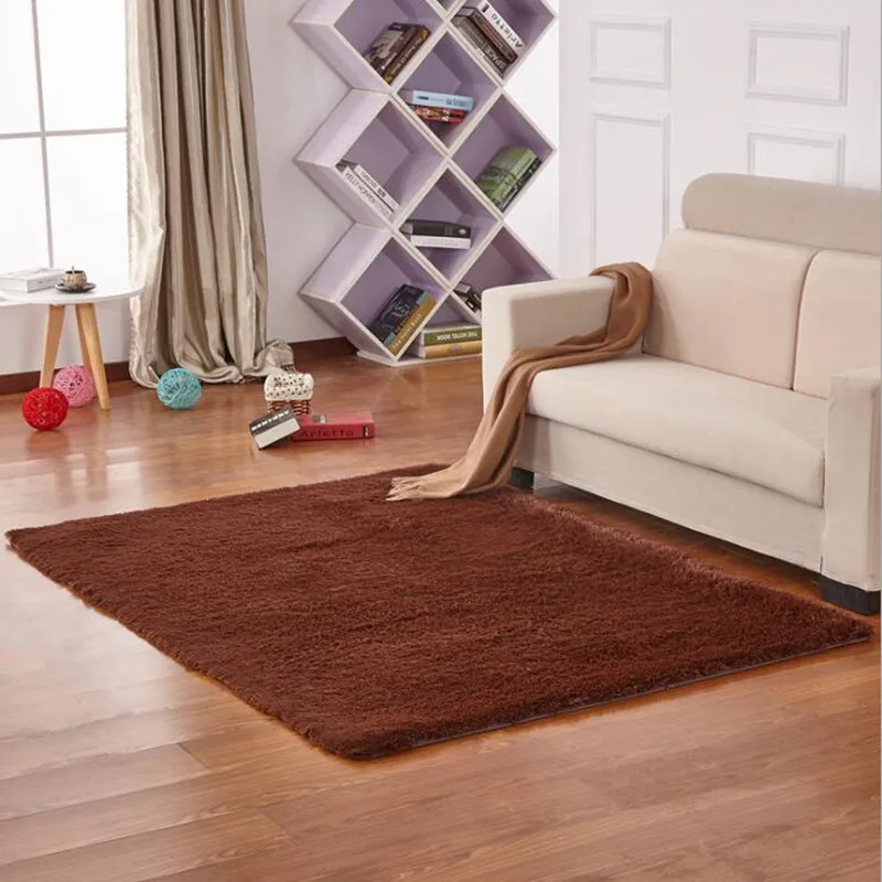 New Arrive 1400mm*2000mm Multi-color Shaggy Soft Cozy Area Rug for Bedroom Carpet living room bath mat | Дом и сад