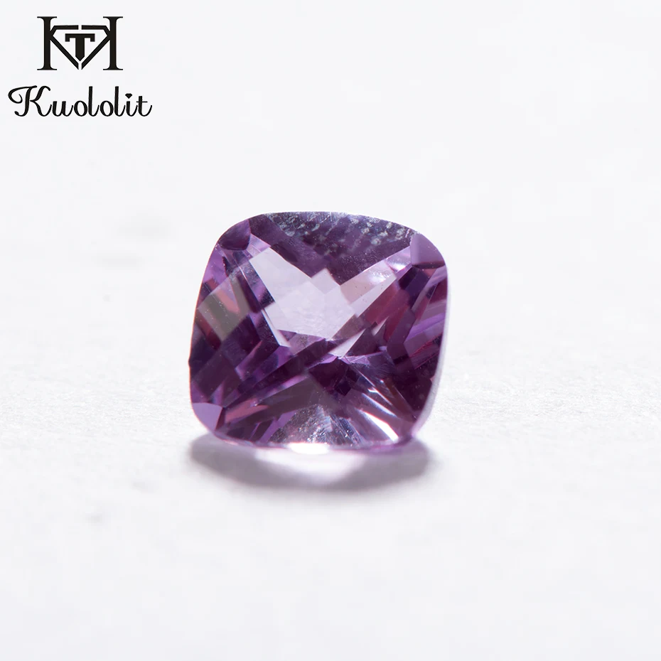 Куололит 5 шт./упак. Александритовый драгоценный камень оптом Квадратного цвета Изменение камня 925 ювелирных изделий самостоятельно.