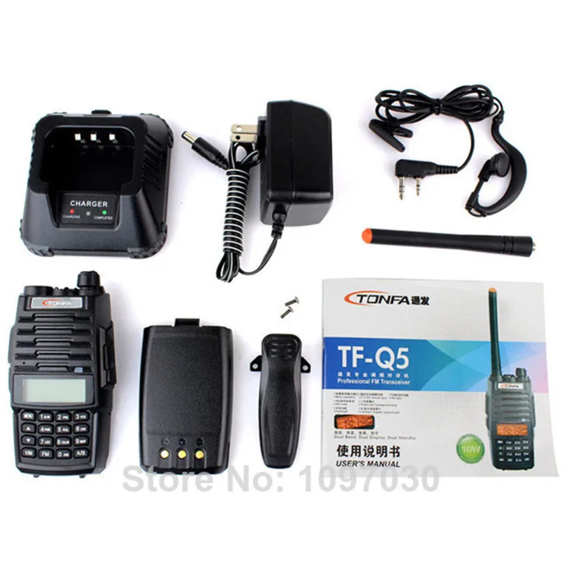 Новая рация TONFA TF Q5 VHF + UHF 136 174 400 480 МГц каналов 10 Вт двусторонняя радиосвязь 2 шт.|tonfa