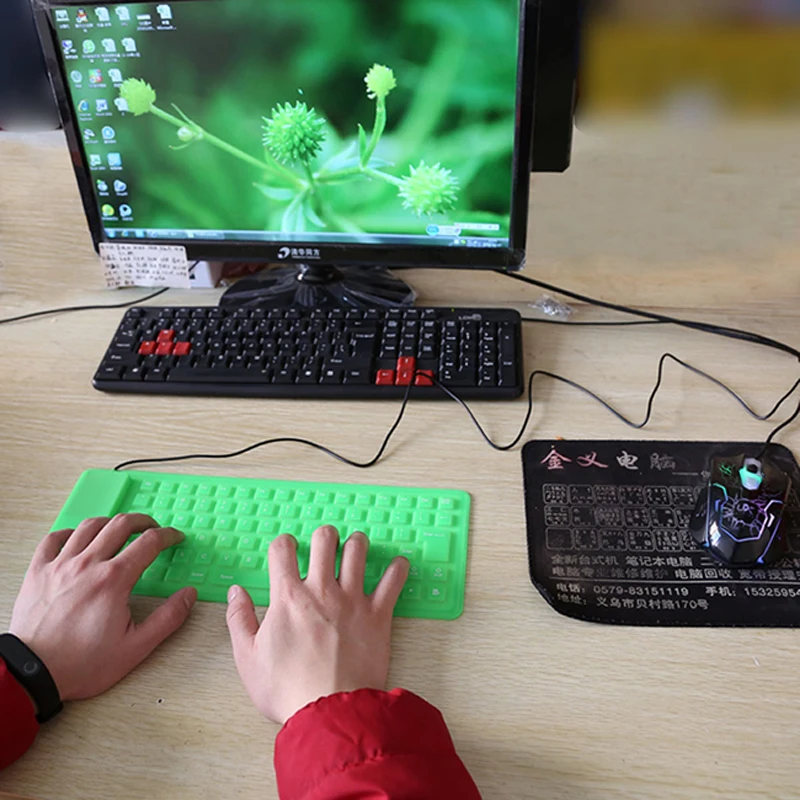85 Keys Portable USB Mini Flexible Silicone Soft Keyboard Foldable For Laptop Notebook IC882017 |