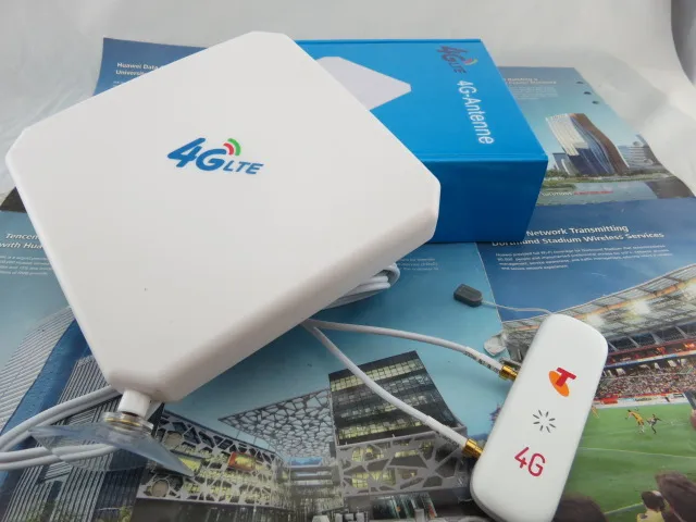 Huawei 4G антенна 35dBi TS9 + ZTE MF823 4g lte модем micro usb 100 мбит/с | Компьютеры и офис