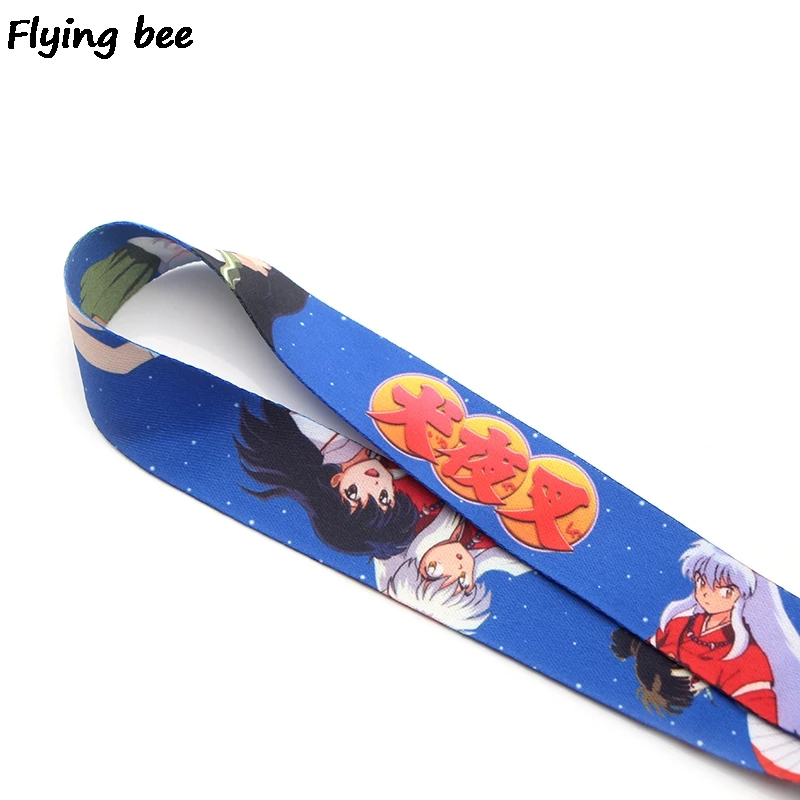 Милый брелок Flyingbee в стиле аниме шнурок значки ремешки аксессуары для ремешка на