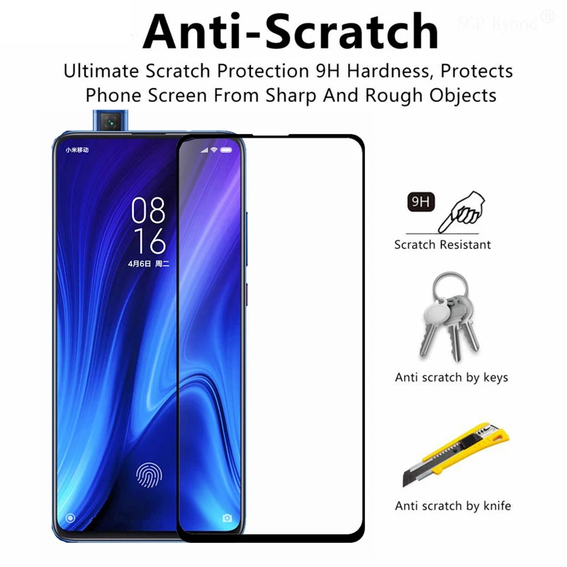 2 шт 3D полный Клей закаленное стекло для Xiaomi Mi 9T Полное покрытие экрана