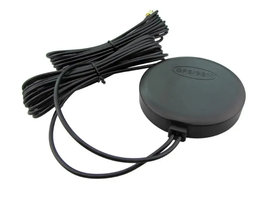 GPS + GSM антенна Комбинированная с 3 м кабелем SMA коннектором|Приемник и GPS| |