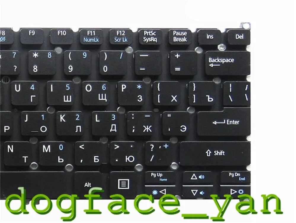Русская клавиатура для Acer Aspire V5 122 122P 132P V13 132 E11 V3 371 черная ноутбука RU|keyboard for