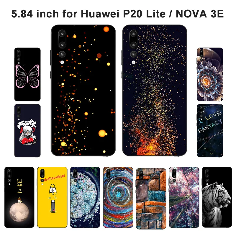 Чехлы на заказ для Huawei P20 Plus 6 1 дюйма мягкие силиконовые модные чехлы Pro подходящий