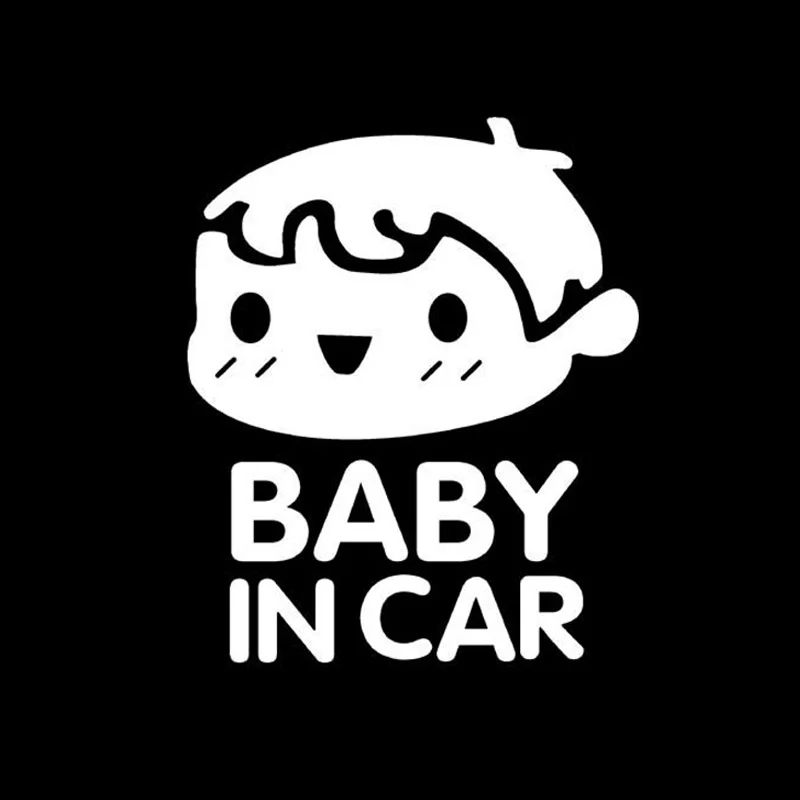 11*14 см детские автомобильные предупреждающие наклейки задние Детские в