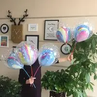 5Mix 12 дюймов 5 шт. Гипсофилы живопись воздушные шары Цвета Агата красочные облака масло шар День рождения украшение дома DIY украшения - Цвет: 5Mix