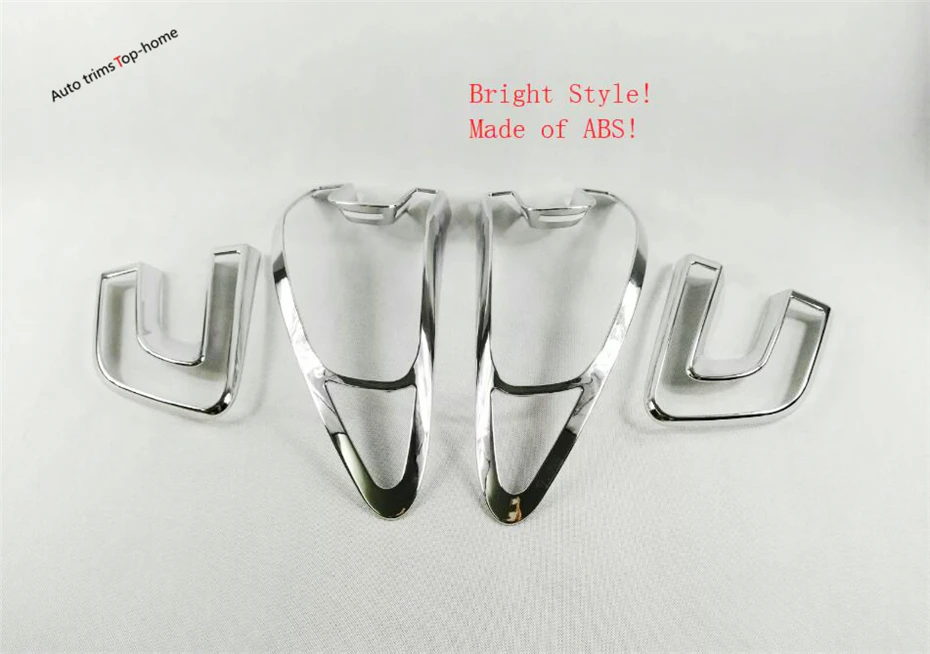 Yimaautotrims Chrome Rear Trunk Tail Lights Lamp Bezel Cover Trim Fit For Renault KADJAR 2016 2017 2018 ABS Chromium Styling | Автомобили