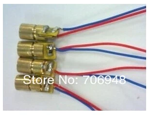 

100pcs mini 650nm 6mm 5V 5mW Red Laser Diode Module Head WL