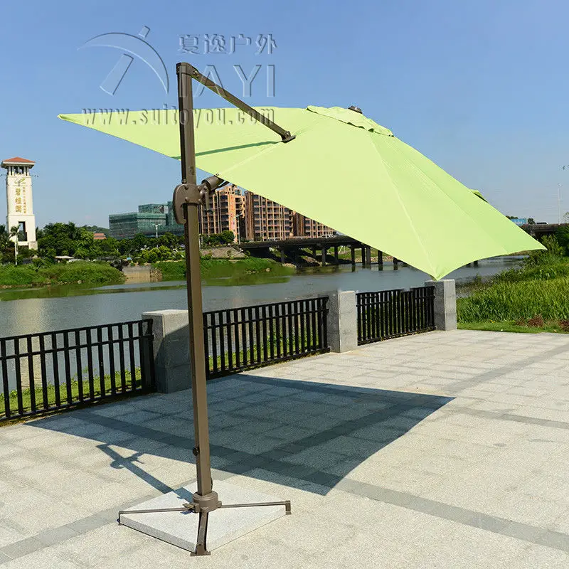3*3 м алюминиевый садовый зонт Зонтик Патио наружные чехлы для мебели 360 градусов