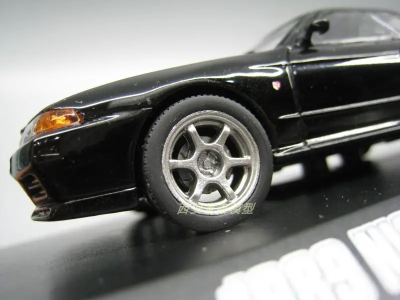 1/43 Редкие образцы литой металл японский 1989 GTR32 автомобильный Настольный дисплей Коллекция Модель игрушки для детей