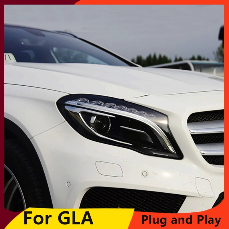 Автомобильный Стайлинг KOWELL для Benz GLA 2015 2016 светодиодные фары передняя фара