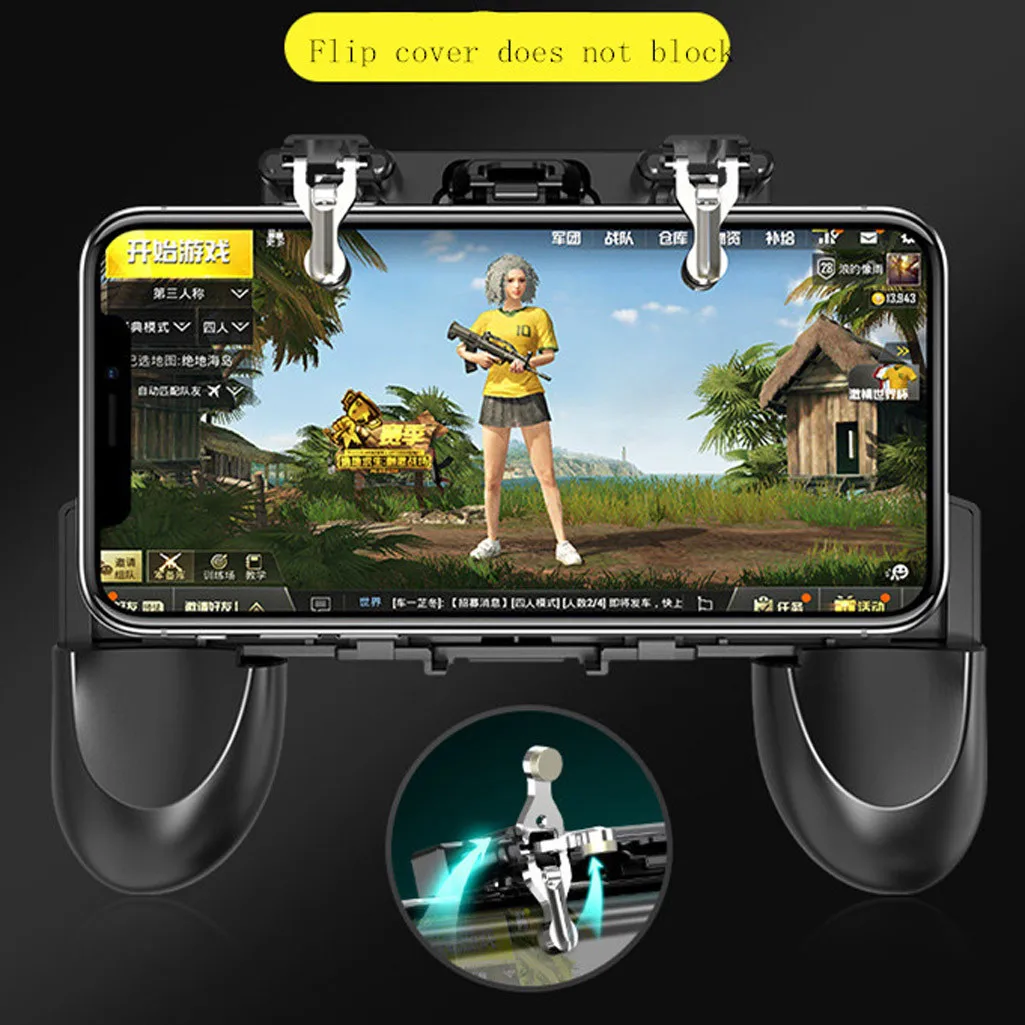 Mobile Game Controller Sensitive Shoot And Aim Joysticks Gamepad Handle For PUBG Phone l1r1 Shooter | Электроника