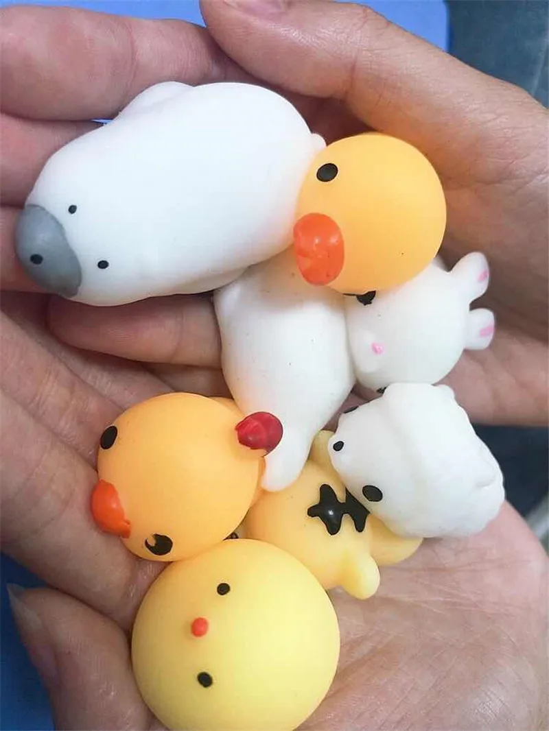 Мини Изменение цвета милый кот Антистресс мяч сжимает Mochi поднимающийся Abreact мягкий липкий снятие стресса забавная Подарочная игрушка