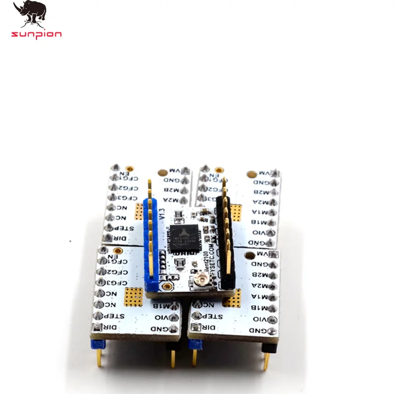 Шаговый двигатель TMC2100 V1.3 бесшумный драйвер StepStick тихая Отличная защита