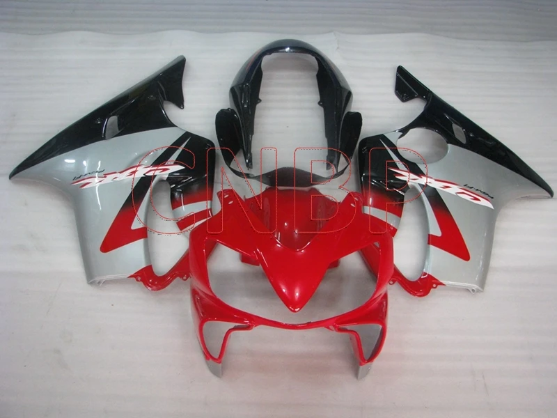 Пластик Обтекатели CBR 600F4i 2004-2007 красные, черные Серебристые набор для всего тела для Honda Cbr600 2007 Обтекатели CBR F4i 2007 без краски