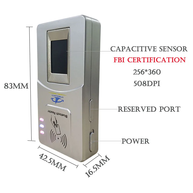 Fffbi USB Bluetooth сканер отпечатков пальцев для Windows Linux Android IOS Бесплатный SDK Поддержка