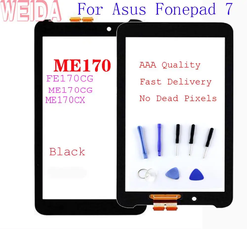 

WEIDA 7'' For Asus Fonepad 7 ME170C ME170 k012 FE170CG LCD Touch Screen Display Digitizer ME170CG ME170CX LCD with tools