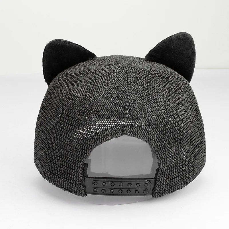 Кружева кошачьи уши Snapback Hat Для мужчин женщин фотография слова Бейсболки