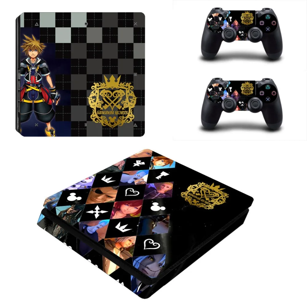 Виниловая наклейка с изображением игры Kingdom Hearts 3 PS4 Slim Skin для консоли Playstation 4 и 2