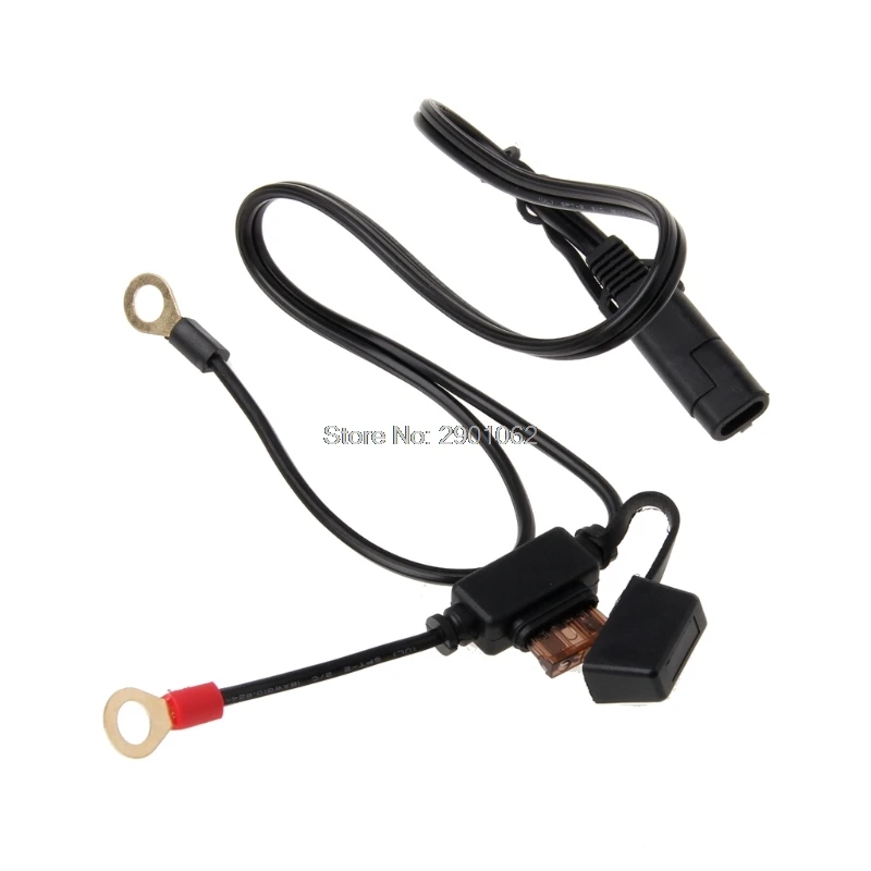 DC 12-24 В 18AWG терминал к SAE быстро отсоединить кабель мотоцикл батарея выходной разъем Прямая поставка