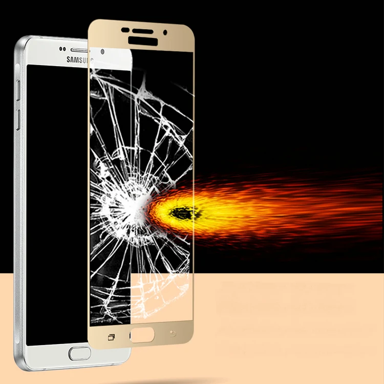 MAKAVO полное покрытие закаленное стекло протектор экрана для Samsung Galaxy A5 A7 2016 A310 A510