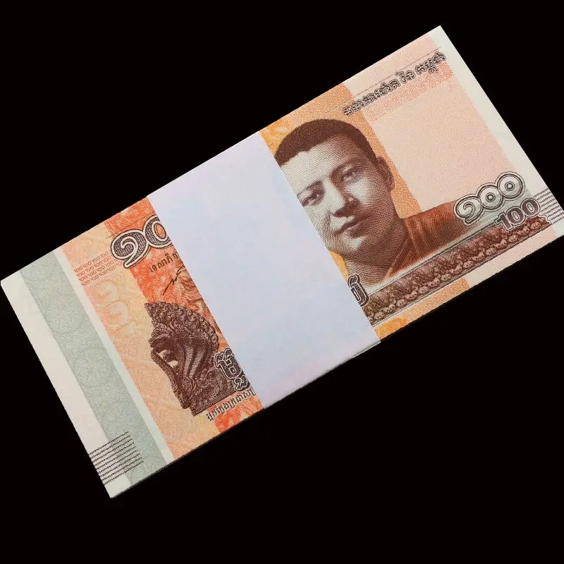 Полный комплект 100 шт. Камбоджа Riels 2014 /2015 P-New UNC упаковка Азия подарок для