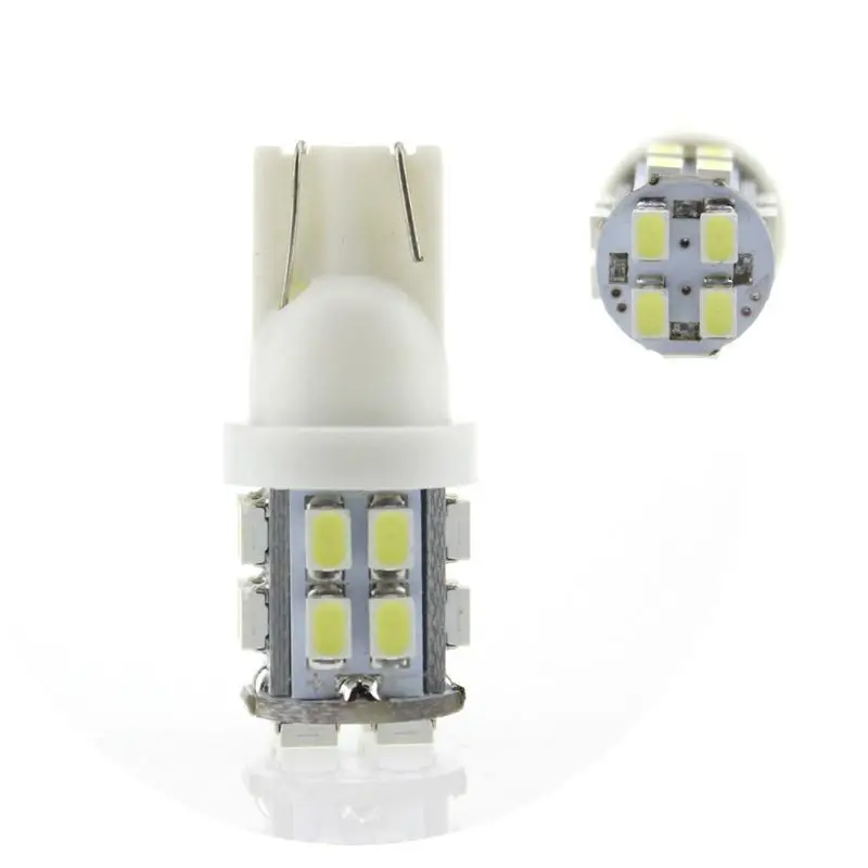 T10 W5W светодиодный 194 168 2825 T10 20SMD 20 светодиодный лампы для номерного знака автомобиля светильник двери светильник Боковой габаритный фонарь светильник s Карта Поворотная сигнальная лампа