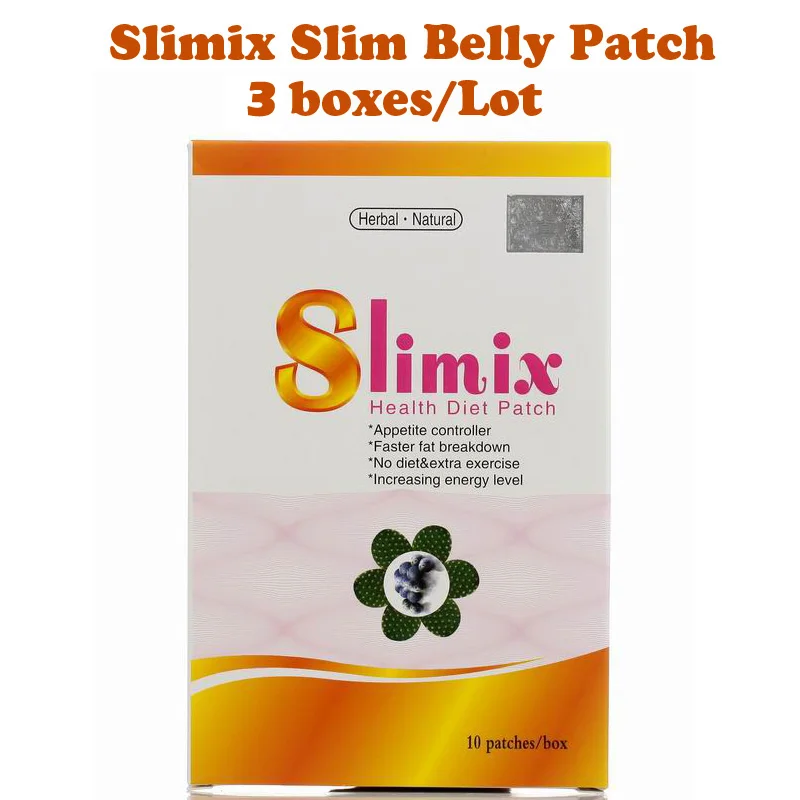 3 коробки) Slimix потеря веса диетические патчи для похудения наклейки для пупка для женщин быстрая потеря веса здоровье диета добавка