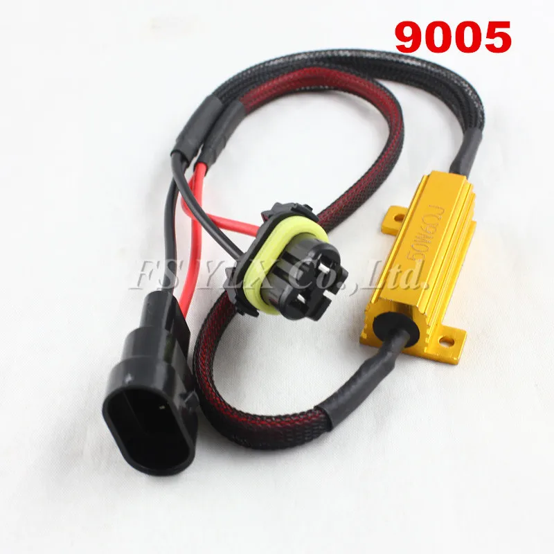 2 шт. Ксеноновые Светодиодные резисторы H7 H8 H9 H11 9005 HB3 9006 HB4 50 Вт 6 Ом|adapter hid|adapter ledadapter