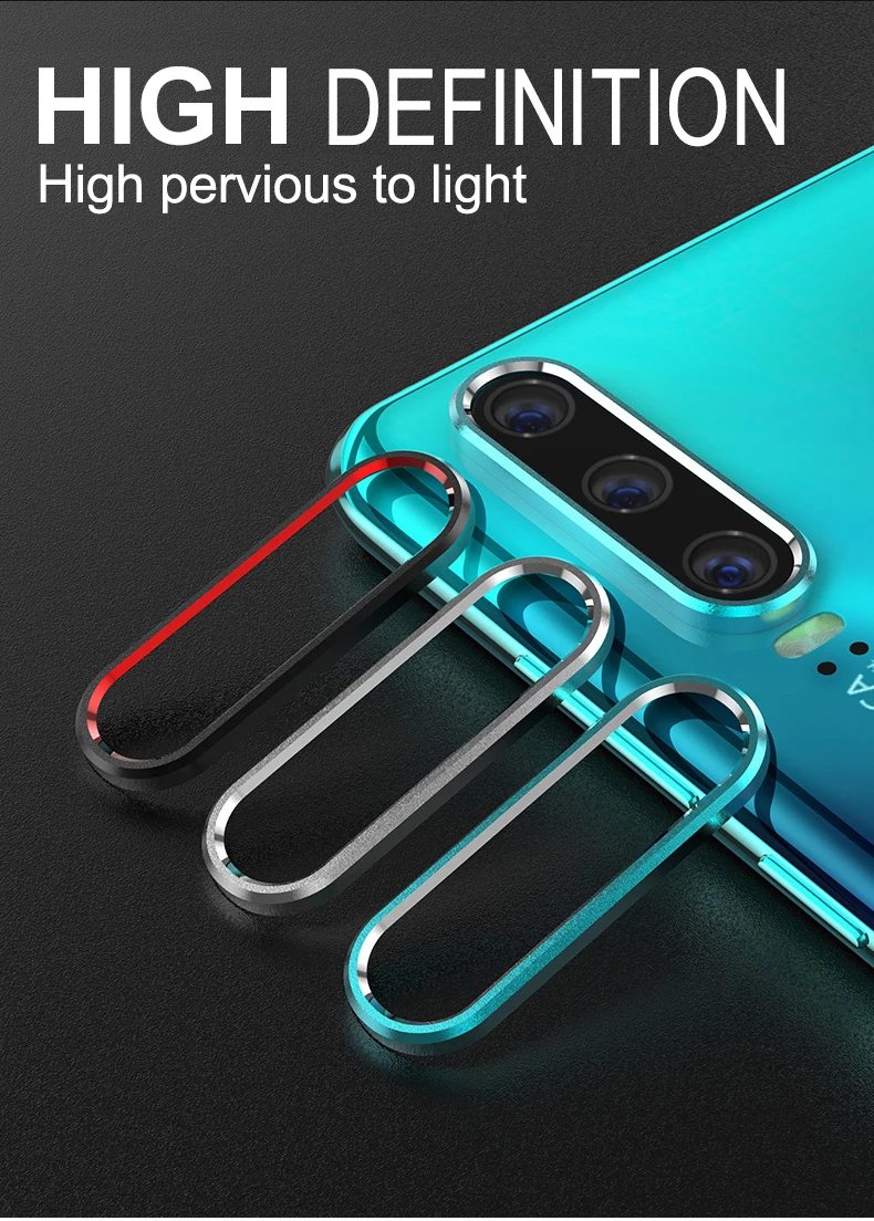 Стекло камеры для huawei P30 P20 профессиональная защита пленка металлическая задняя защита для объектива камеры кольцо для пробирок чехол для huawei P20 pro P30pro