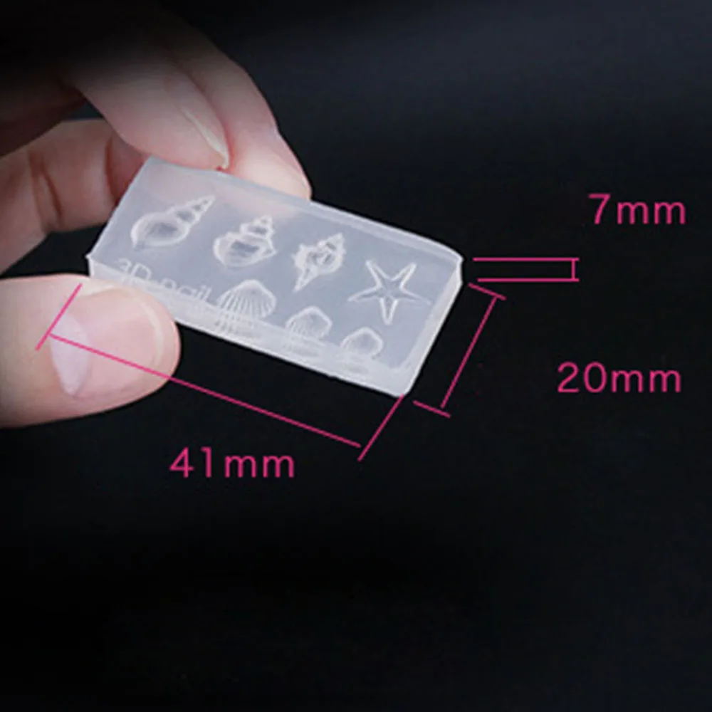 DIY Дизайн ногтей силиконовые формы Шаблоны 3D стерео для дизайна шаблоны шаблон