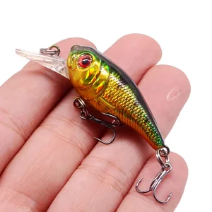 1 шт., лазерная приманка для рыбалки 5 см, 5,7 г, жесткая приманка, Искусственные воблеры, поддельная приманка, приманка для ловли карпа, приманка для ловли нахлыстом, аксессуары