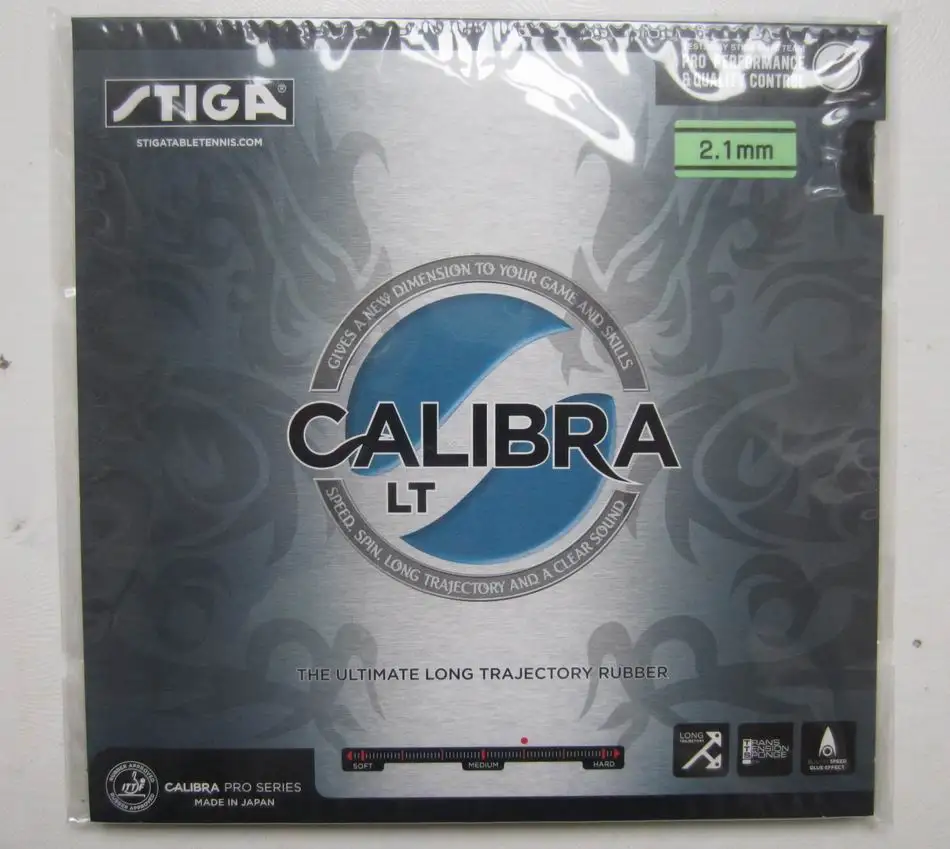 Оригинальная резиновая ракетка Stiga CALIBRA LT для настольного тенниса с внутренней