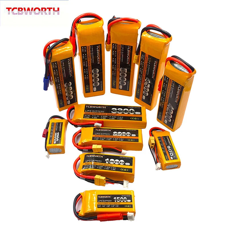 Аккумулятор LiPo 11 1 В для радиоуправляемых игрушек батарея 3S 1500 мАч 2600 3000 3800 5000 30C40C