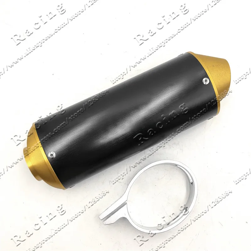 Gold Велосипеды грязи KLX110 ЧПУ глушитель KLX BBR вход 38 мм ATOMIK ORION - Цвет: Gold