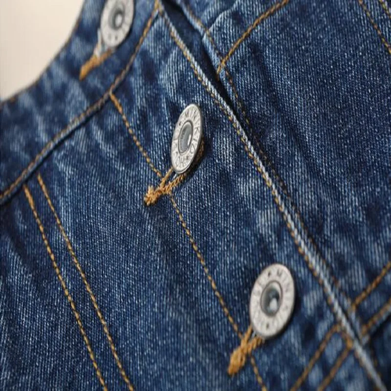Children's summer models in children's denim 120-160 Korean girl strap jeans dress | Детская одежда и обувь