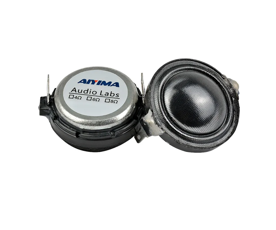 AIYIMA 2 шт. мини аудио портативный динамик s Altavoz 6Ohm 15 Вт кристальная шелковая пленка для энтузиастов трехкратный Высокочастотный динамик музыкальный динамик домашний кинотеатр
