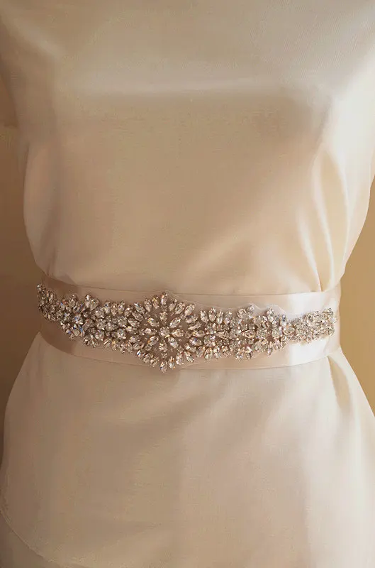 Аппликация из хрустальных бусин аппликация для свадебного пояса стразы с