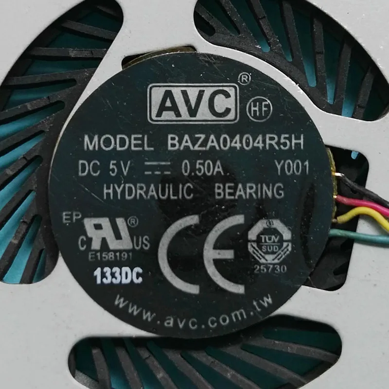 Новый оригинальный вентилятор для процессора AVC BAZA0404R5H DC 5V 0.5A Y001 охлаждающий